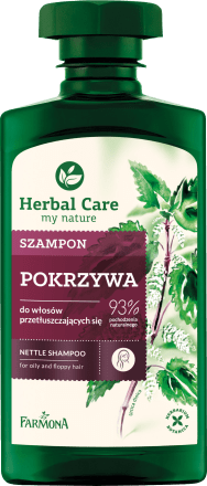 armona herbal care szampon pokrzywa do włosów przetłuszczających się