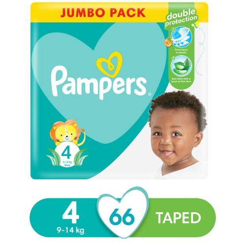 pampers jumbo pack size 4