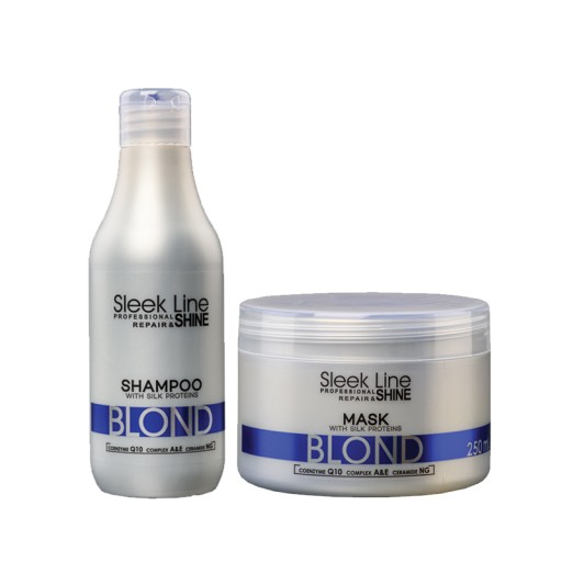 stapiz sleek line blond szampon allegro