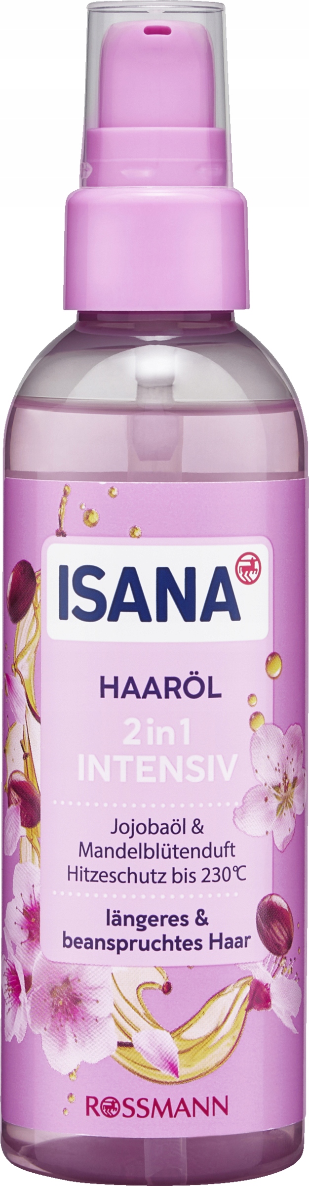 olejek do włosów isana oil care