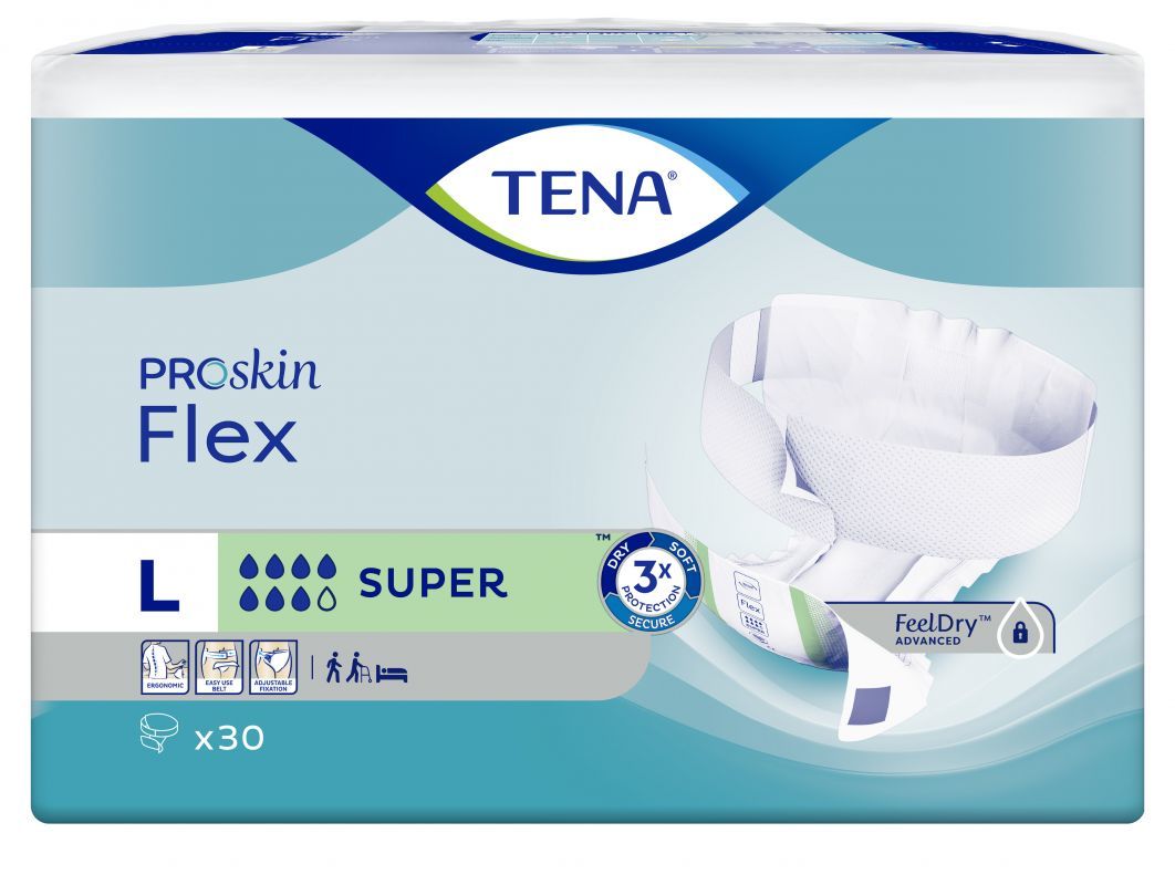 tena flex super large 30 szt pieluchomajtki