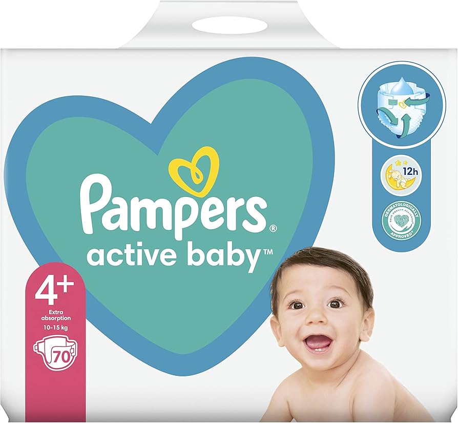 pieluchy pampers active baby 70 szt