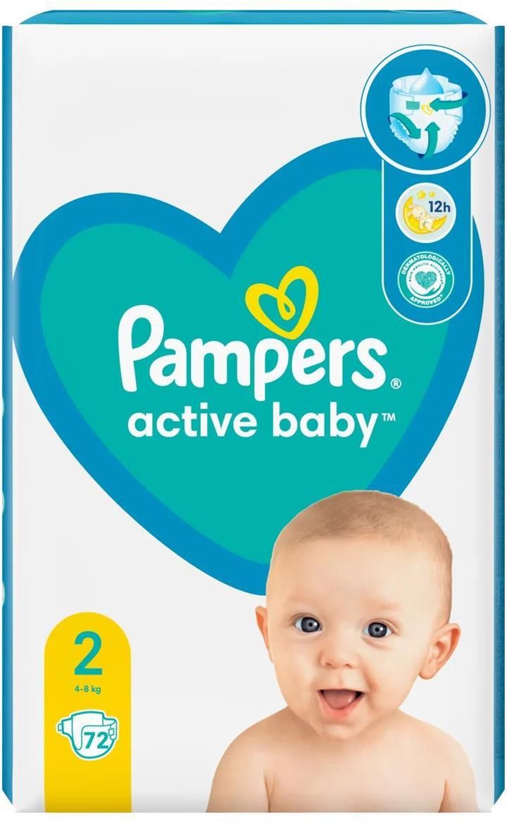 cena pampersów pampers 2 54 sz