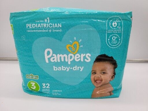 pampers new baby dry 2 box