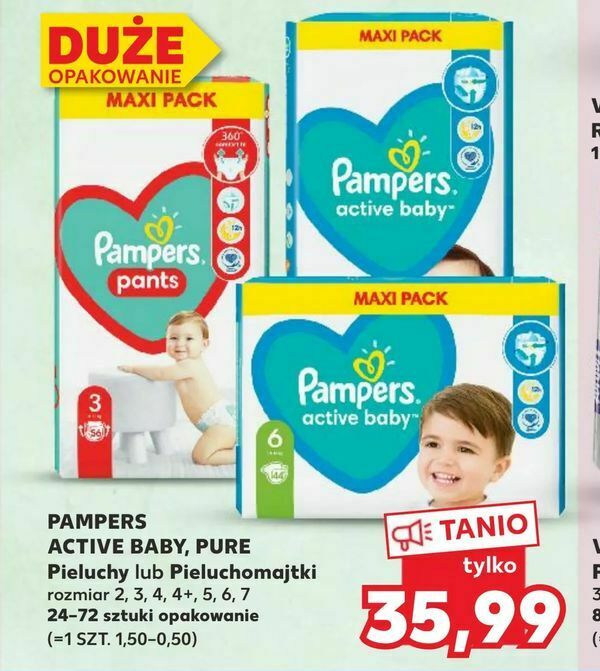 kaufland promocja pampers