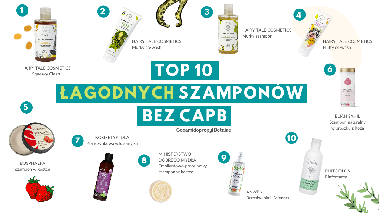 szampon nawilzajacy bez cocamidopropyl betaine