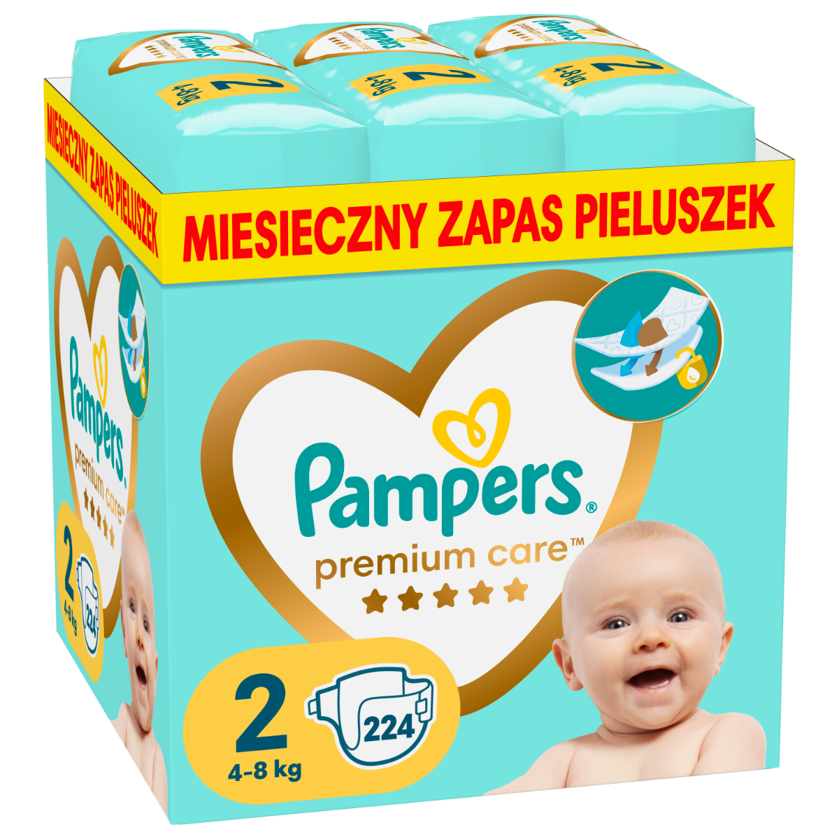 pampers premium care pieluszki jednorazowe 2 80 szt