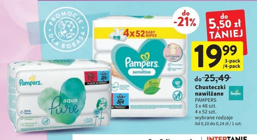 promocja chusteczki pampers