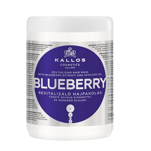 kallos kjmn blueberry szampon do włosów 1000ml wizaz