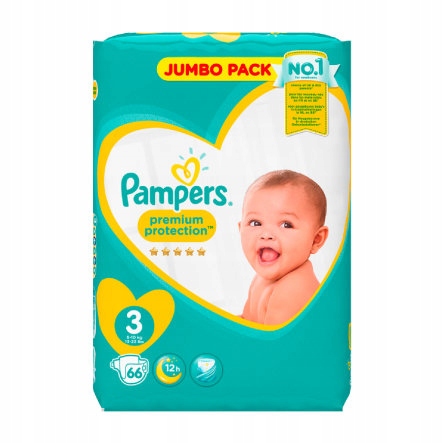 pampers 3 allegro 66 sztuk