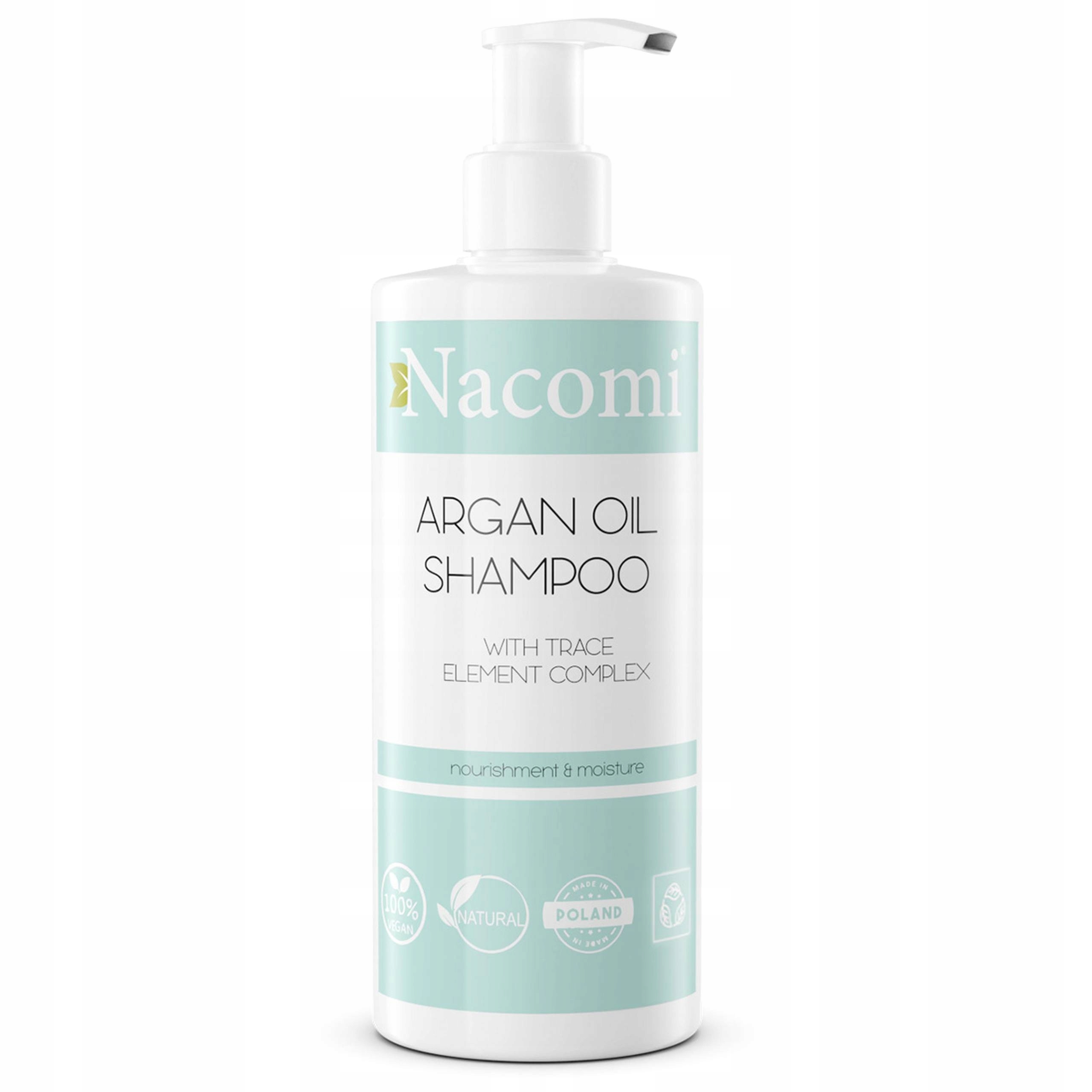 nacomi argan shampoo szampon wzmacniający opinie