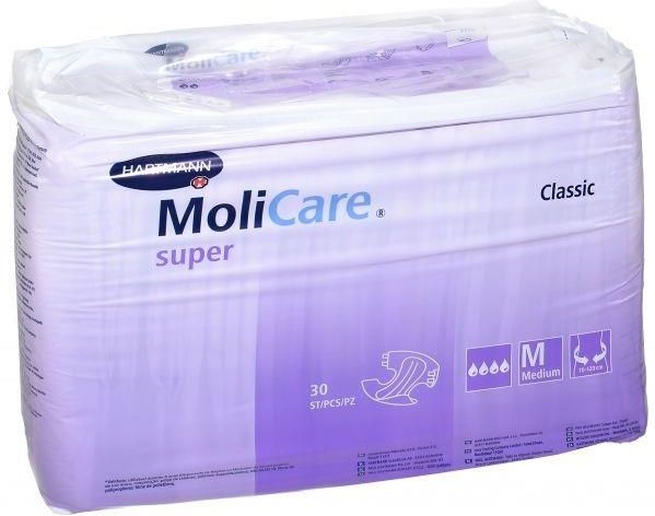 pieluchomajtki molicare classic super medium 30 szt