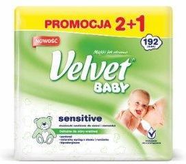 velvet chusteczki nawilżane velvet baby sensitive sklad