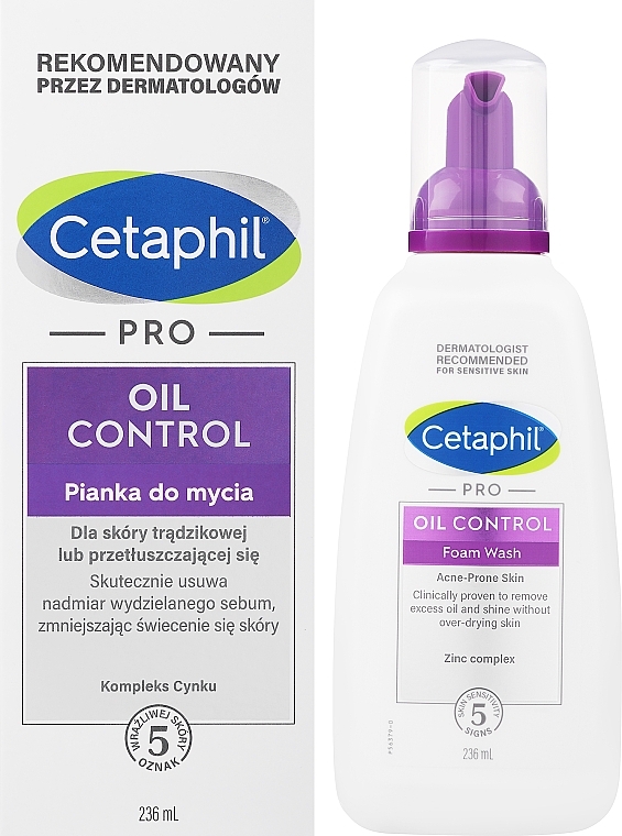 cetaphil dermacontrol pianka do mycia twarzy do cery trądzikowej