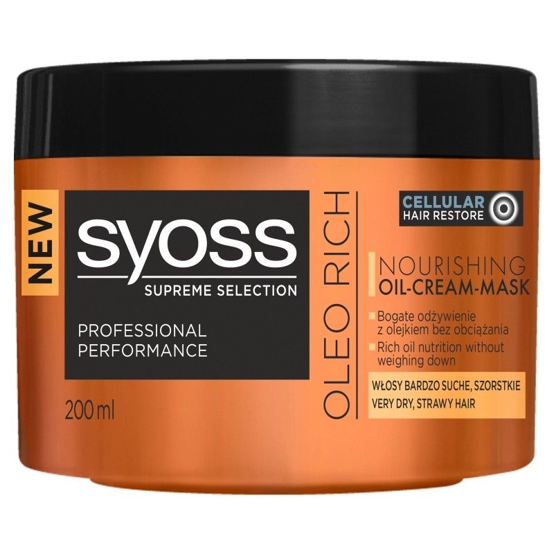 syoss supreme oleo rich odżywka do włosów 200 ml