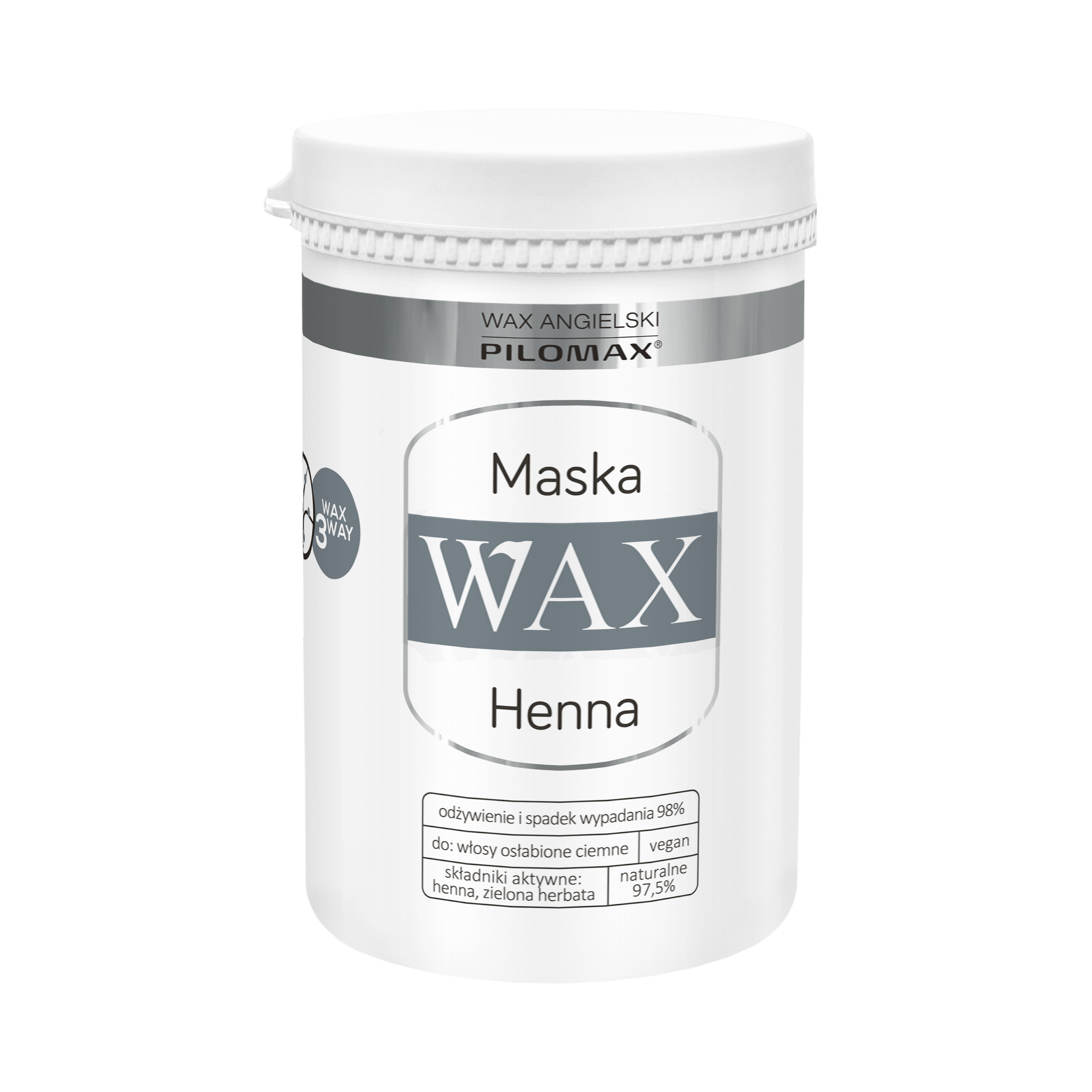 odżywka pilomax henna wax do włosów ciemnych