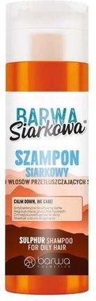 barwa siarkowa moc szampon przeciwłojotokowy antybakteryjny 180 ml opinie