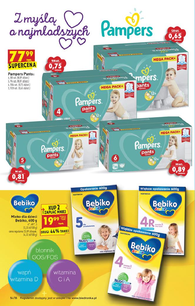 pampers biedronka 2019