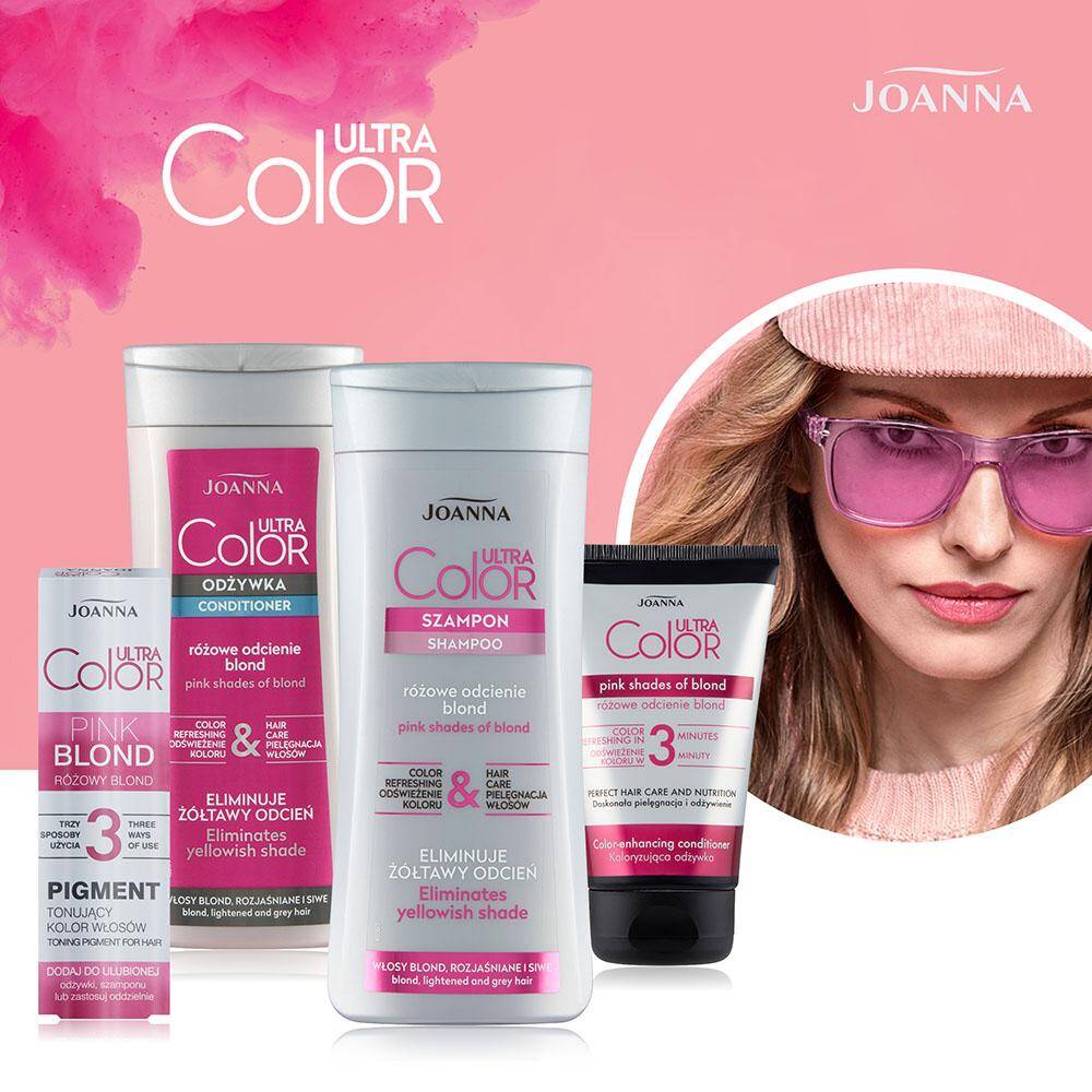 joanna color szampon różowy