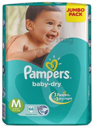 pampers baby dry cena