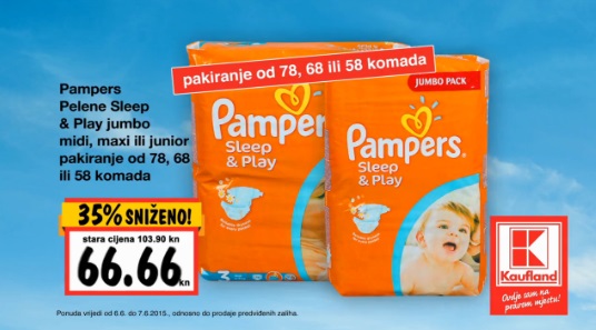 pampers sleep and play kaufland