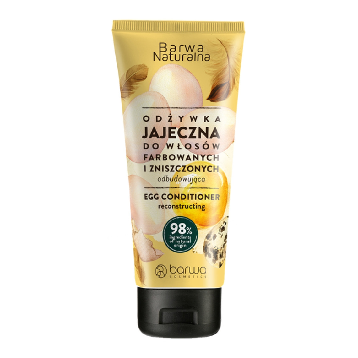 barwa naturalna odżywka do włosów regenerująca jajeczna 200 ml