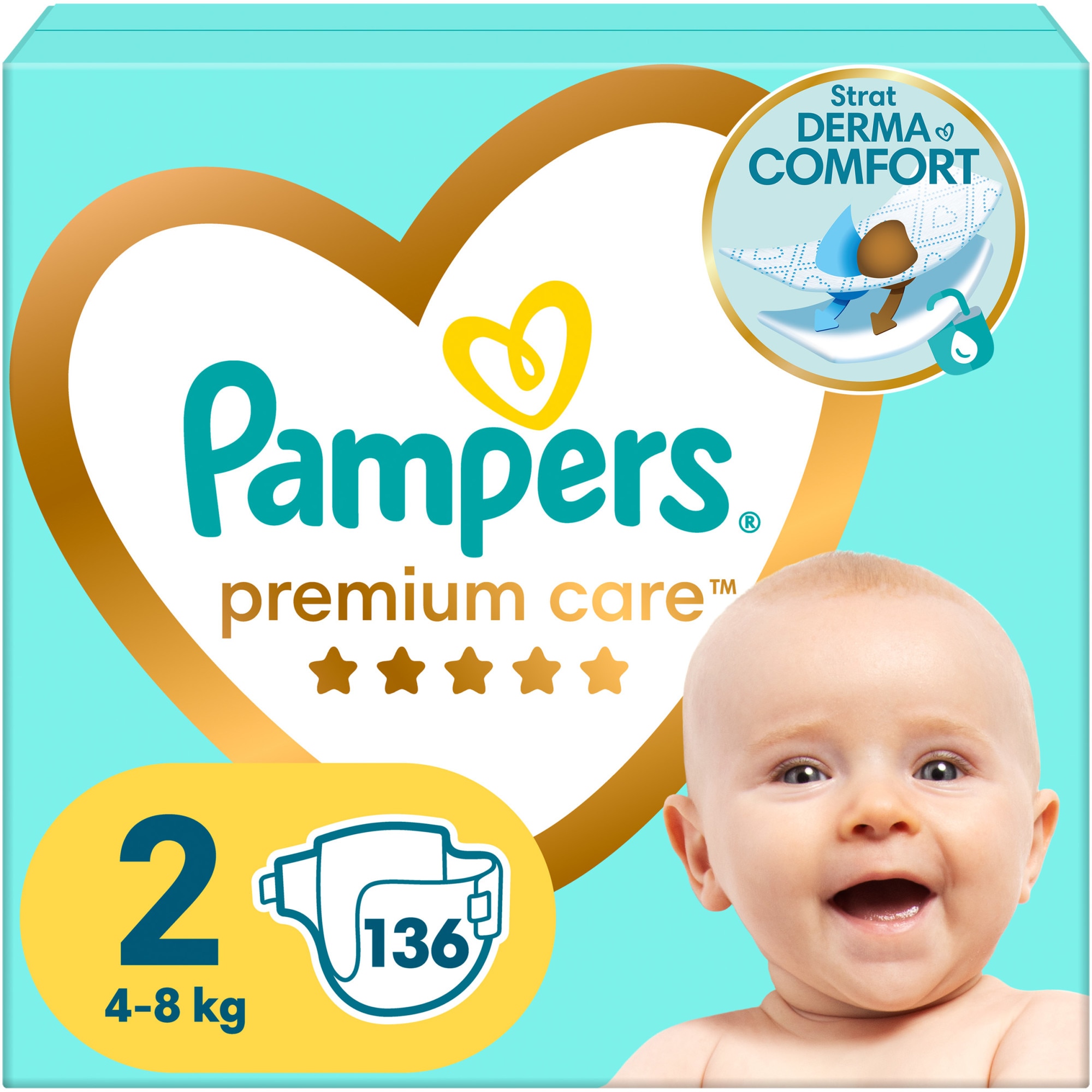 pampers premium care 2 168 szt emag