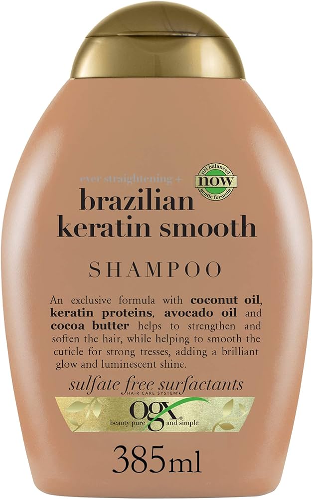 organix ogx wygładzający szampon z keratyną brazilian keratin therapy