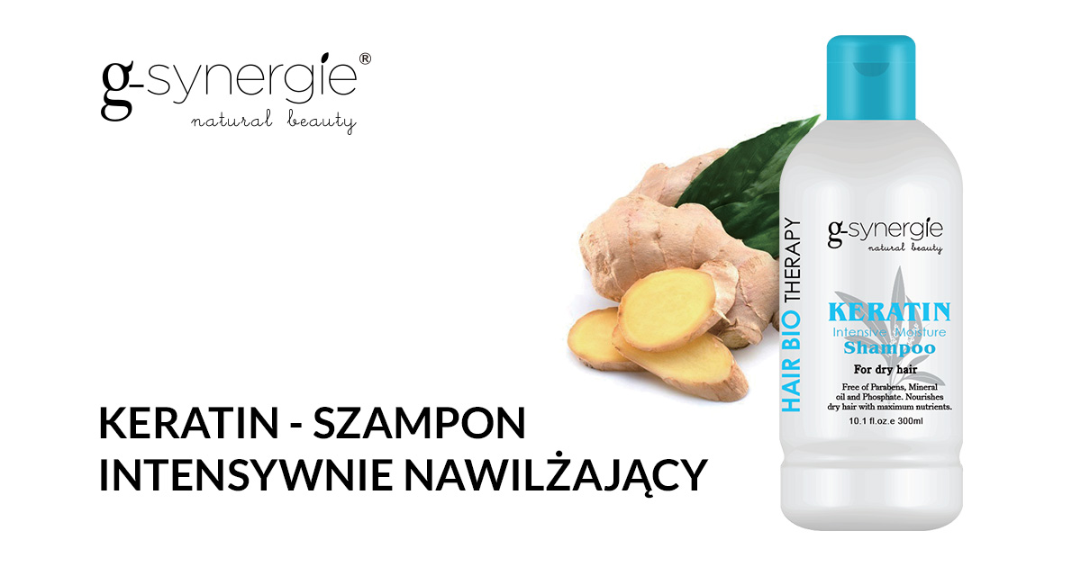 g-synergie keratin szampon intensywnie nawilżający