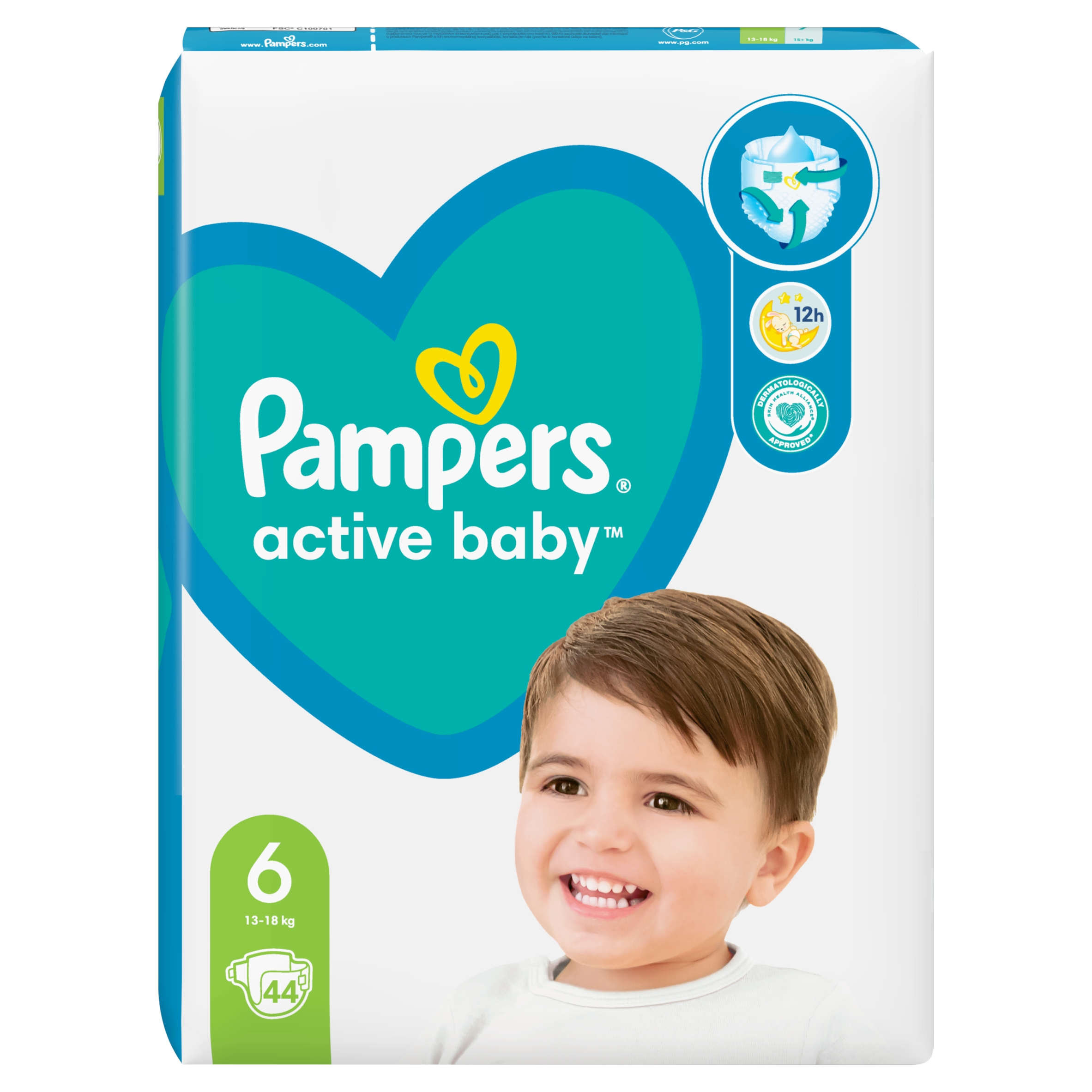 pampers rozmiar 3 44szt