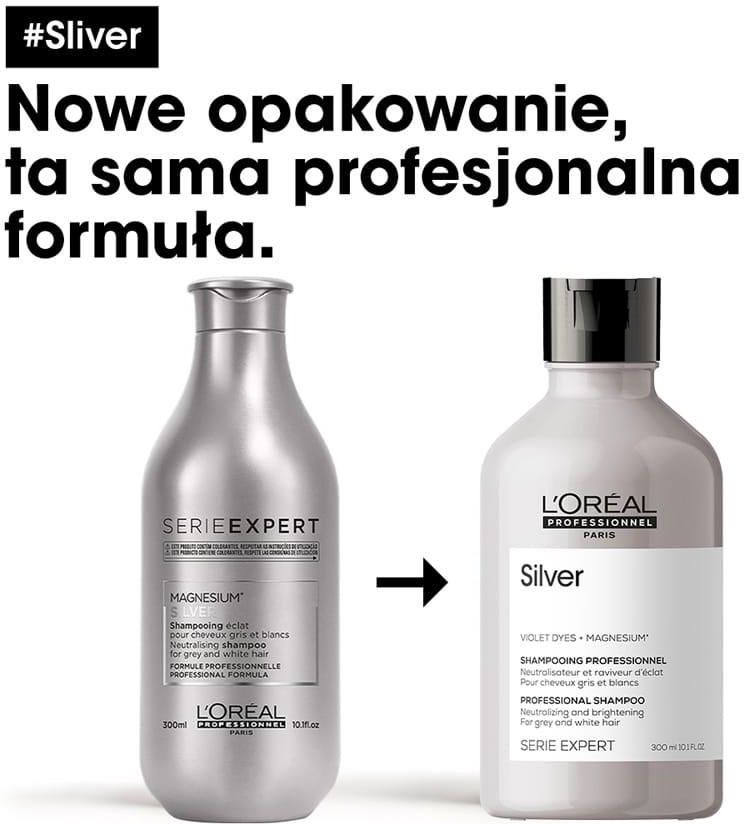 loreal silver szampon do włosów siwych lub rozjaśnionych 300ml