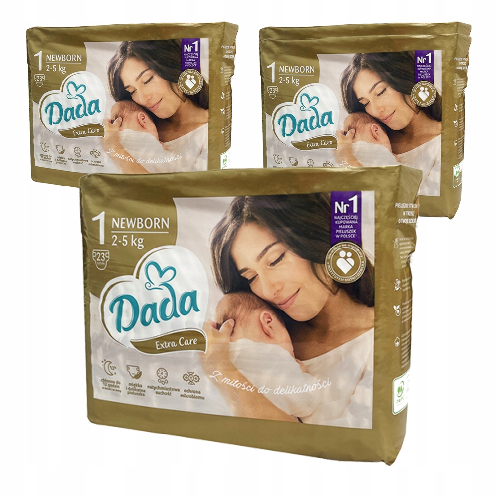 pieluchy 2-5 kg dada