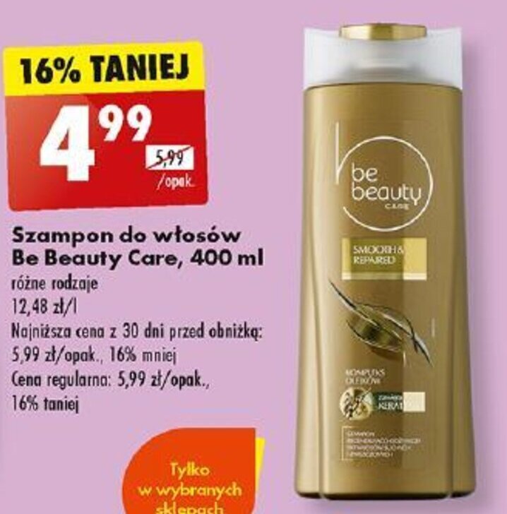 szampon be beauty biedronka