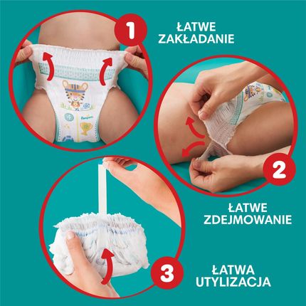 pieluchomajtki.pampers pants 3 hak.zalozyc