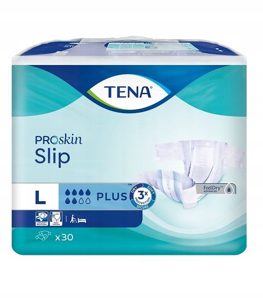 tena slip plus large pieluchomajtki 30 sztuk