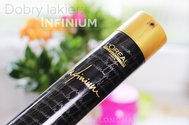 loreal paris lakier do włosów czarny