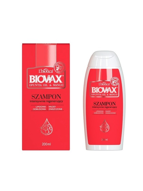 lbiotica biovax szampon do włosów suchych i zniszczonych 400ml