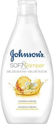 żel pod prysznic johnsons soft & pamper i lilia