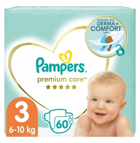 pampers premium care pieluchy rozmiar 3