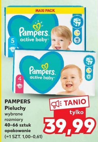 pampers active baby 5 54szt kaufland