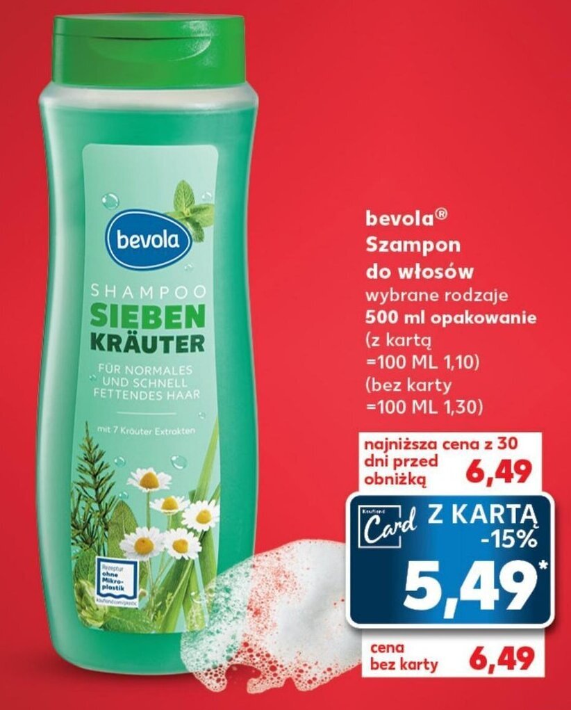 kaufland bevola szampon cena