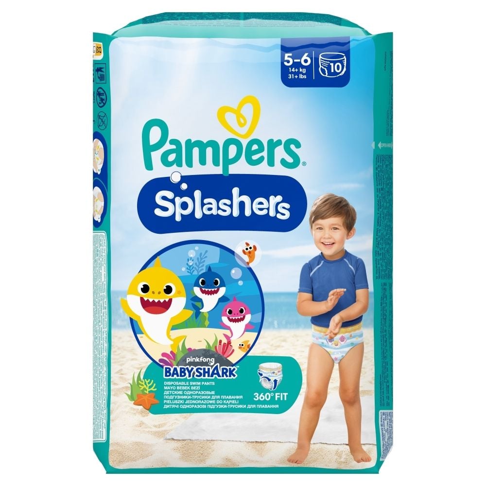 pampers pieluchy do plywania 5 6