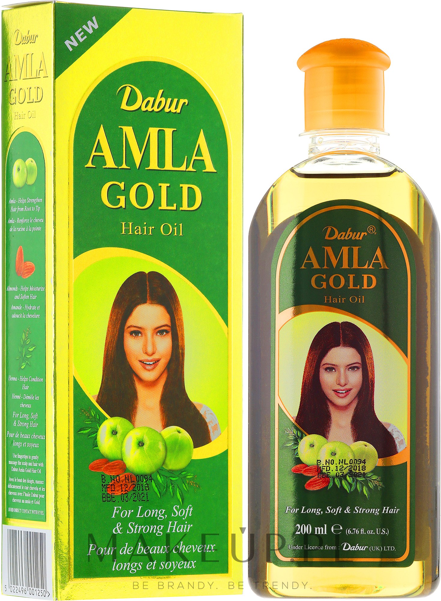 dabur amla gold olejek do włosów 200ml na wzrost