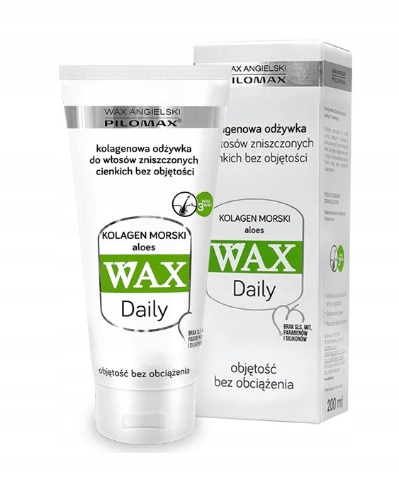 wax pilomax daily odżywka kolagenowa do włosów zniszczonych