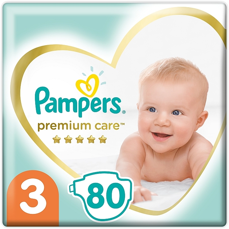 pampers premium care 3 80 szt