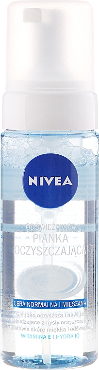 nivea aqua effect pianka do mycia twarzy