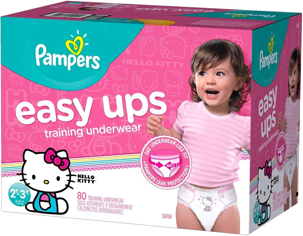 fralda pampers easy ups girl