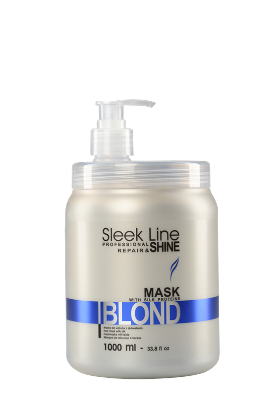 sleek line maska blond szampon