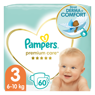 pampers premium care pieluchy 3 6-10 kg 60 szt ceneo