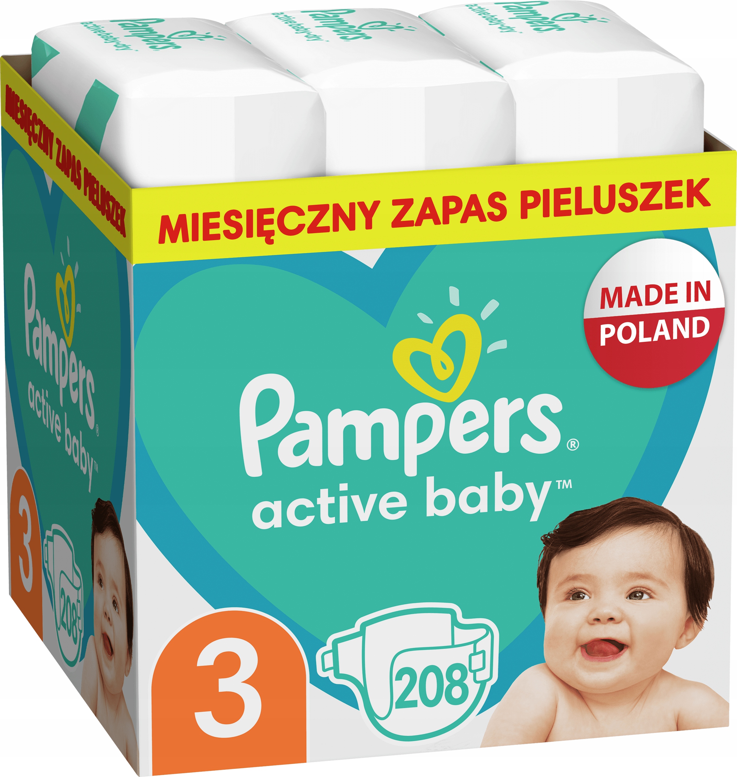 smyk pampers zapas na miesiąc